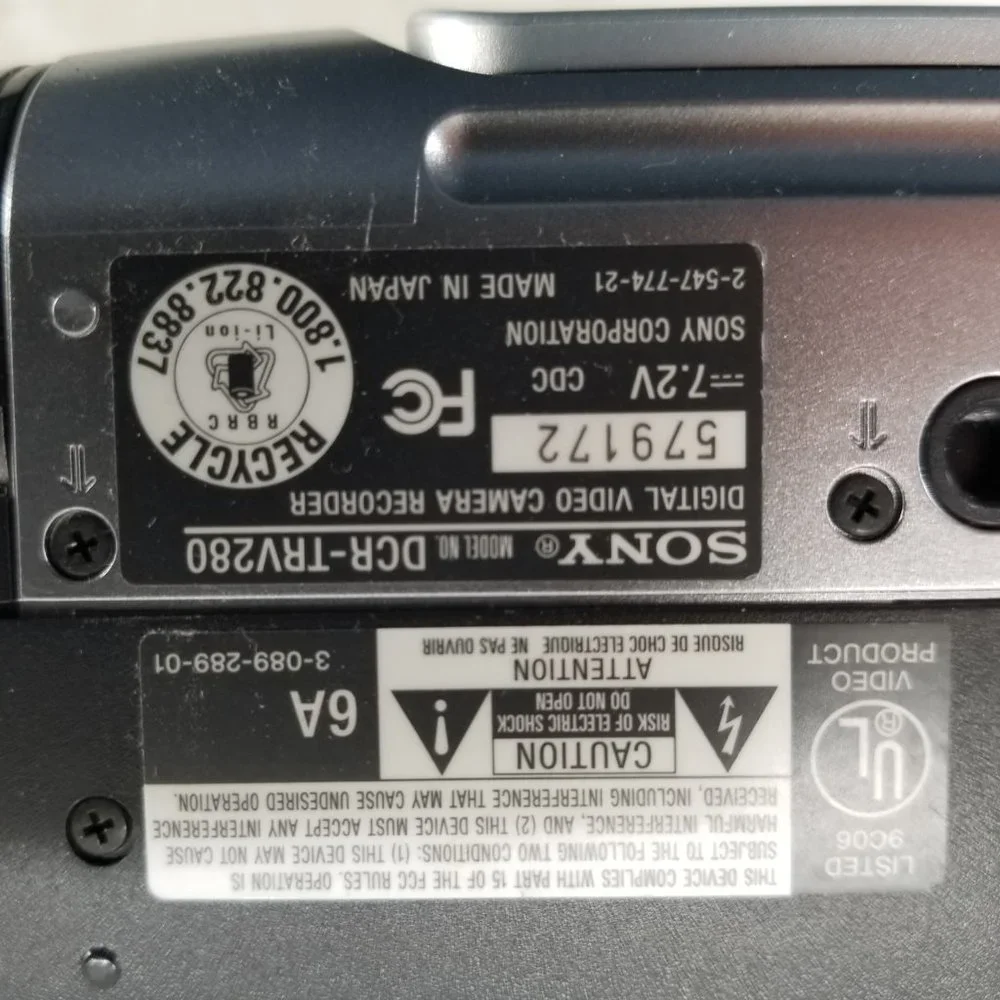 Sony compact handycam
